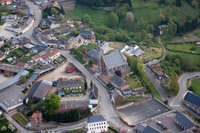 Oblique view of Lesquielles-Saint-Germain in the state Aisne, France
