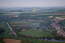 Canal de la Sambre àl'Oise in Vadencourt in the state Aisne, France
