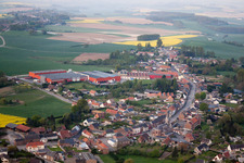 Aerial photograpy of Seboncourt in the state Aisne, France