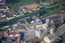 Vendhuile in the state Aisne, France from above