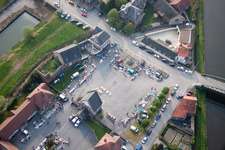 Vendhuile in the state Aisne, France from the plane