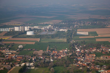 Aerial view of Boiry-Sainte-Rictrude in the state Pas de Calais, France