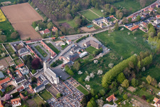 Aerial photograpy of Rivière in the state Pas de Calais, France