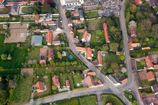 Oblique view of Rivière in the state Pas de Calais, France