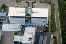 Building of the construction market of Hornbach Zentrale in the district Industriegebiet Bornheim in Bornheim in the state Rhineland-Palatinate