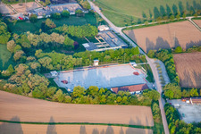 Hockey field in the district Mörsch in Rheinstetten in the state Baden-Wuerttemberg, Germany