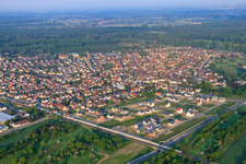 New development area Dietrich-Bonhoeffer-Straße on the northern bypass in Bietigheim in the state Baden-Wuerttemberg, Germany