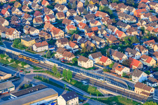 S-Bahn station Bietigheim(Baden) in Bietigheim in the state Baden-Wuerttemberg, Germany