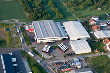Industrial and commercial area East in Bietigheim in the state Baden-Wurttemberg
