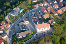 Munchhausen in the state Bas-Rhin, France seen from a drone