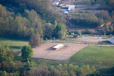 Mothern in the state Bas-Rhin, France seen from a drone