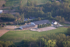 Aerial view of Mothern in the state Bas-Rhin, France