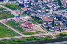 New development area Starenweg in Jockgrim in the state Rhineland-Palatinate, Germany