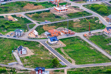 Falkenweg new development area in Jockgrim in the state Rhineland-Palatinate, Germany