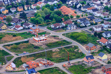 New development area Amselweg in Jockgrim in the state Rhineland-Palatinate, Germany