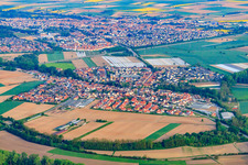 Village view from the southeast in Kuhardt in the state Rhineland-Palatinate, Germany