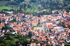 Village view in the district Godramstein in Landau in der Pfalz in the state Rhineland-Palatinate