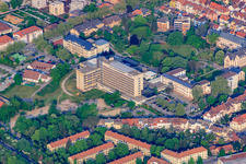 Deaconess Foundation Hospital Speyer and Deaconess Park in Speyer in the state Rhineland-Palatinate, Germany