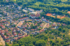 Blumenring residential area in Jockgrim in the state Rhineland-Palatinate, Germany