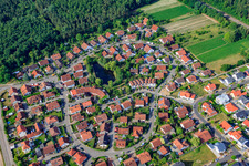 At the clay pits in Rheinzabern in the state Rhineland-Palatinate, Germany out of the air