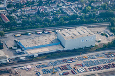 Distribution center Rhenania Street in the district Rheinau in Mannheim in the state Baden-Wuerttemberg, Germany