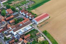 Friedhofstr in the district Hayna in Herxheim bei Landau in the state Rhineland-Palatinate, Germany