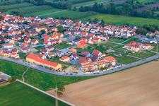 Aerial photograpy of On the high trail in Kandel in the state Rhineland-Palatinate, Germany