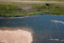 Landfill at Ripple in Ripple in the state England, Great Britain