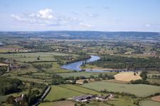 Knee of the River Severn near Oakle Street in Elmore in the state England, Great Britain