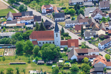 Catholic Church of St. Ludwig in Scheibenhardt in the state Rhineland-Palatinate, Germany