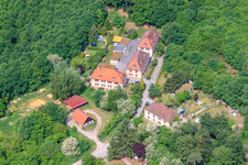 Residential development at Seufzerallee 4 in Scheibenhardt in the state Rhineland-Palatinate, Germany from a drone