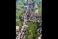 From the southwest in the district Oberdielbach in Waldbrunn in the state Baden-Wuerttemberg, Germany