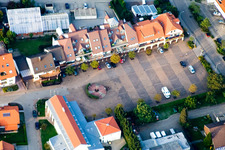 St. Urban Square in the district Schweigen in Schweigen-Rechtenbach in the state Rhineland-Palatinate, Germany
