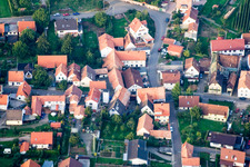 Kirchstr in the district Rechtenbach in Schweigen-Rechtenbach in the state Rhineland-Palatinate, Germany out of the air