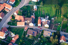 Wiesenstraße with Freigeist Cider Mill in the district Rechtenbach in Schweigen-Rechtenbach in the state Rhineland-Palatinate, Germany