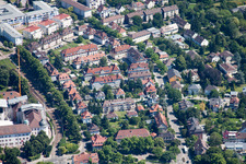 Sibyllastr in Ettlingen in the state Baden-Wuerttemberg, Germany