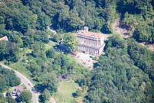 Aerial view of Wilhelmshöhe in Ettlingen in the state Baden-Wuerttemberg, Germany