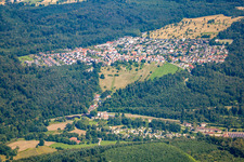 District Etzenrot in Waldbronn in the state Baden-Wuerttemberg, Germany