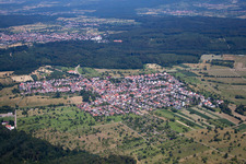 District Spessart in Ettlingen in the state Baden-Wuerttemberg, Germany viewn from the air