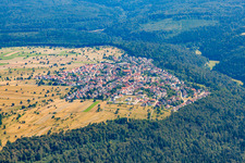 From the north in the district Pfaffenrot in Marxzell in the state Baden-Wuerttemberg, Germany