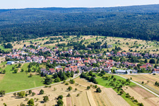Village view in the district Langenalb in Straubenhardt in the state Baden-Wuerttemberg, Germany
