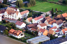 Saarstr in Kandel in the state Rhineland-Palatinate, Germany out of the air