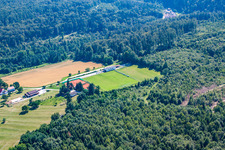 District Langenalb in Straubenhardt in the state Baden-Wuerttemberg, Germany out of the air