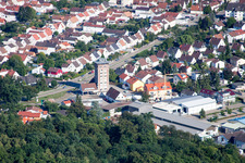 High-rise building Ludovici in Jockgrim in the state Rhineland-Palatinate, Germany