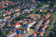Untere Buchstraße and Ludoviciring in Jockgrim in the state Rhineland-Palatinate, Germany