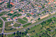 Titmouse Path in Jockgrim in the state Rhineland-Palatinate, Germany