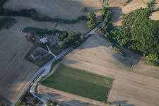 San Martino dei Muri in the state The Marches, Italy out of the air