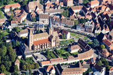 Cathedral in Wissembourg in the state Bas-Rhin, France