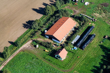 Farm in Viehstrich on the edge of the Bienwald in Kapsweyer in the state Rhineland-Palatinate, Germany
