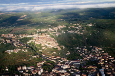 Aerial photograpy of Sinalunga in the state Siena, Italy